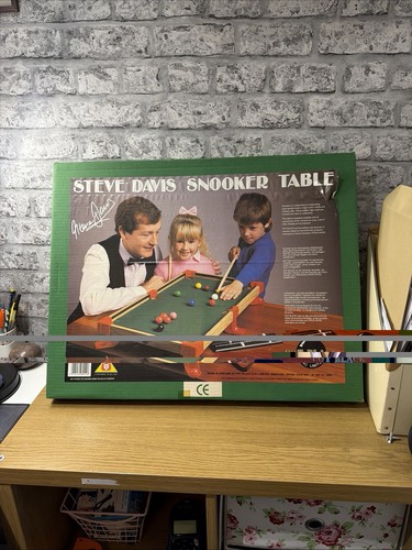 Steve davis snooker table pot - davis,