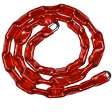 Catena antifurto filo tondo Ø 4,5 mm - 60 cm, zincata con guaina in pvc