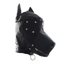 Maschera cane sadomaso cosplay giochi di ruolo fetish bdsm dog schiavo erotico