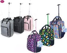 40x25x20 Ryanair Cabina Trasporto In Cabina Sotto Sedile Ruota Trolley Bag Regno Unito