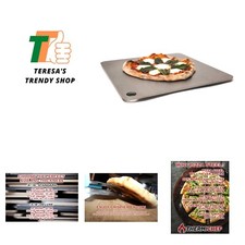 by – Piastra Pizza Extra Large in Acciaio per Forno Cottura e Cottura 3/16” Standard...