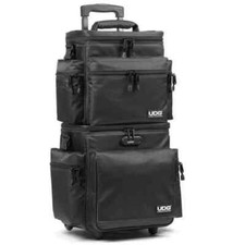 UDG SLINGBAG TROLLEY SET DELUXE kit per dj borsa + slingbag + cd map black NUOVO