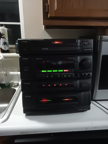 Aiwa changer with dual - changer,