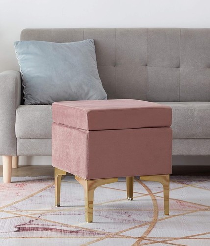 Pouf 38x38 45 - cm, tessuto