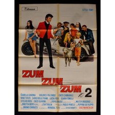 manifesto ZUM ZUM 2 little tony auto car lino banfi pippo baudo orietta berti A1