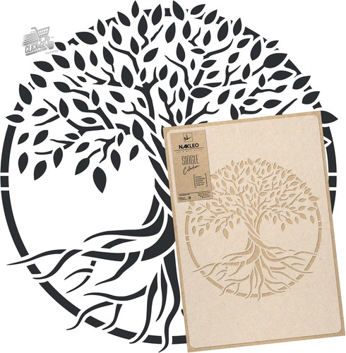 Stencil albero della vita - stencil,
