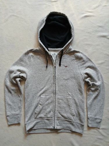 Felpa con cappuccio zip - e,