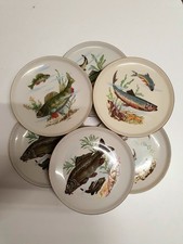 Set 6 piatti pesce vintage -