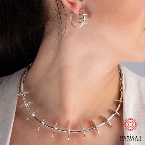 Collana moderna larga punta - collana,