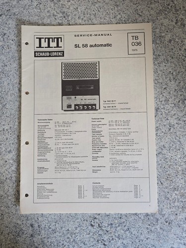 Manuale servizio originale - di,
