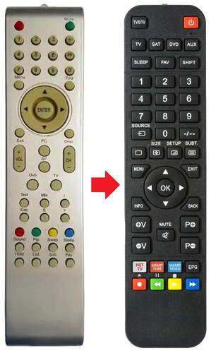 Telecomando adatto per akios - telecomando,