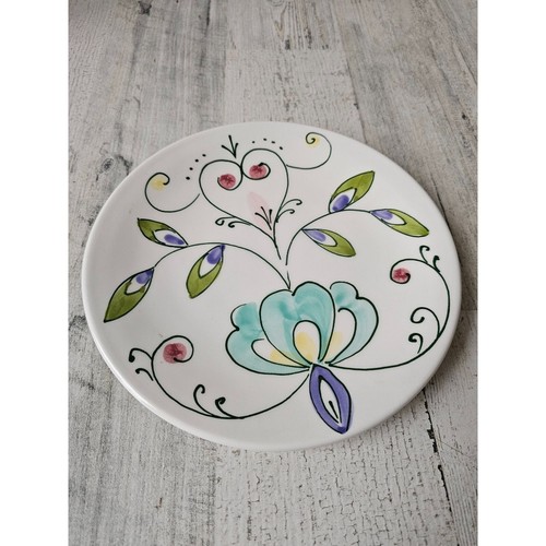 Piatto insalata fiori folk