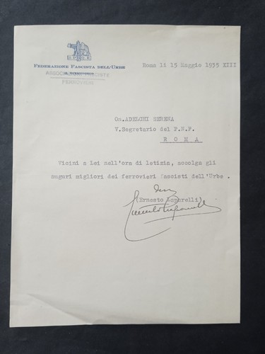 Federazione fascista urbe - federazione,