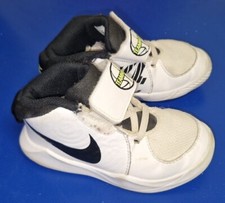 Scarpe NIKE da Bambino per Ginnastica Sneakers Alte con a Strappo Bianche  26