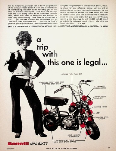 Minibike benelli 1969 - 1969,