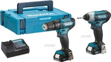 KIT TRAPANI AVVITATORI MAKITA CLX228AJ CON 2 BATTERIE AL LITIO DA 12V 2,0 AH