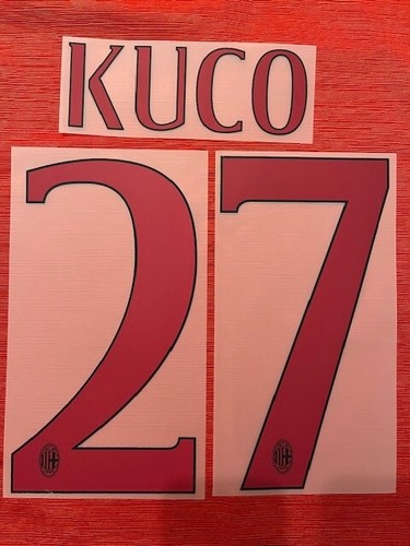 Kit kuko rossonero maglia - 27, x