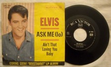 45 ELVIS PRESLEY - ASK ME - ANNO 1964 - RCA 45N 1420 - 1° Stampa italiana