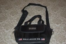 Polo By Ralph Lauren, Borsa donna, Nera, Tessuto sintetico, 20 x15x 8 cm, nuova