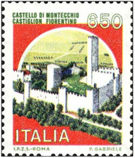 1986 ITALIA - CASTELLI - Montecchio Castiglion Castelfiorentino - 1 val MNH