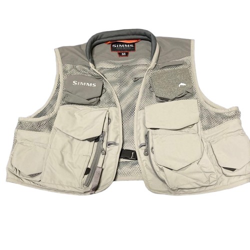 Simms vertical mesh vest gray - mesh,
