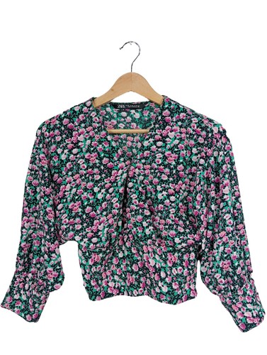 Zara camicia cropped - zara, donna