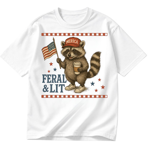Maglietta feral lit - maglietta, &