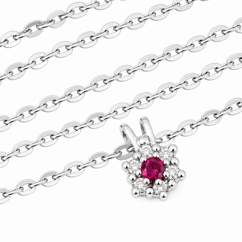 Collana con ciondolo 18 - con,
