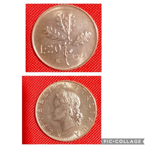 Moneta rara lire 1972 - rara, 20