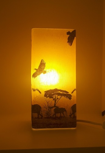Lampada tavolo vetro - lampada,
