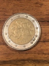 Moneta Da 2 Euro Rara Lietuva