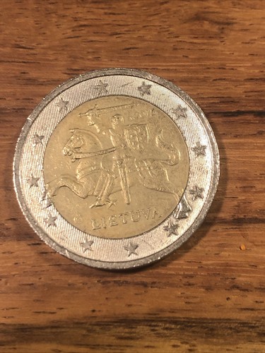 Moneta euro rara lietuva - 2,