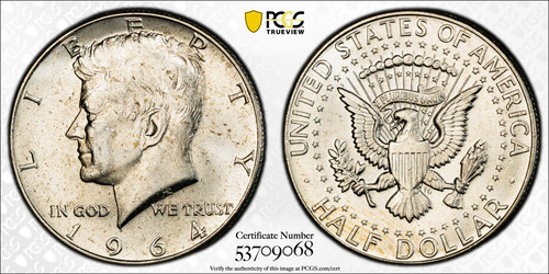 1964 kennedy mezzo dollaro - 1964,