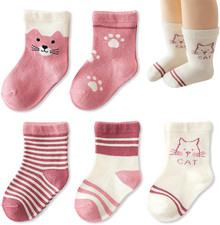 5 Paia Di Calzini per Neonati