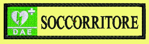Patch soccorritore dae - patch,