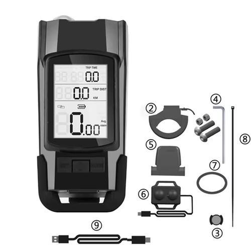 Lampada luce usb bici - lampada,