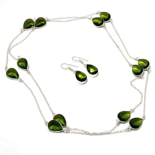 Catena orecchini con pietre - orecchini,
