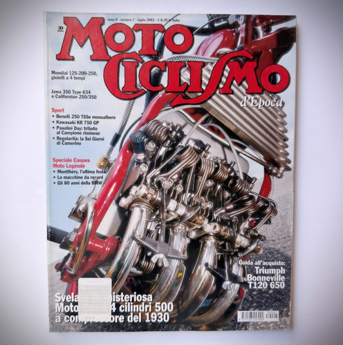Motociclismo epoca 2003 7 - motociclismo, d'epoca