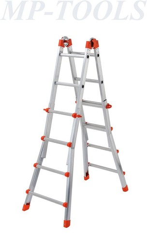 Scala alluminio telescopica - alluminio,