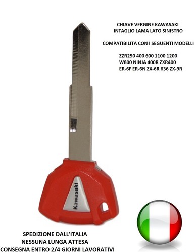 Chiave rossa vergine kawasaki - rossa,