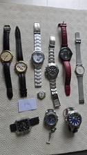 Lotto N 1 Stock 10 Orologi Da Salvare Mix Meccanico Quarz  Multimarchio Vintage