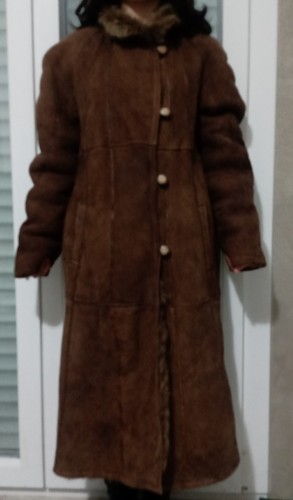 Cappotto lungo scamosciato - lungo, da