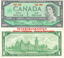 CANADA / CANADA 1 dollaro 1967