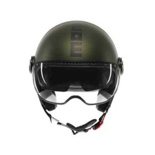 Casco MOMO DESIGN FGTR EVO E2206 Jet Mono Verde Opaco Matt GREEN/BLACK 002 new
