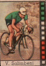 CICLISTI Cartonata Figurina