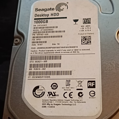 Hdd seagate hard disk 1tb - ,