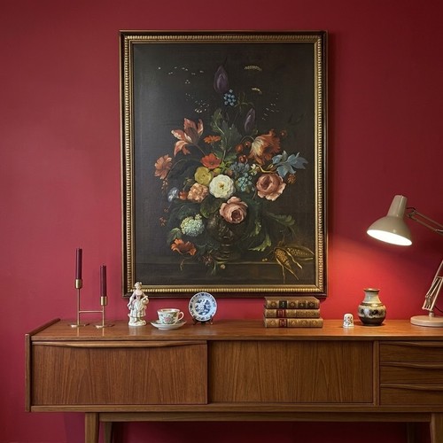Quadro fiori stile antico - fiori,