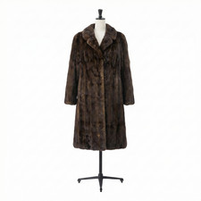 Cappotto lungo SAGA VISONE