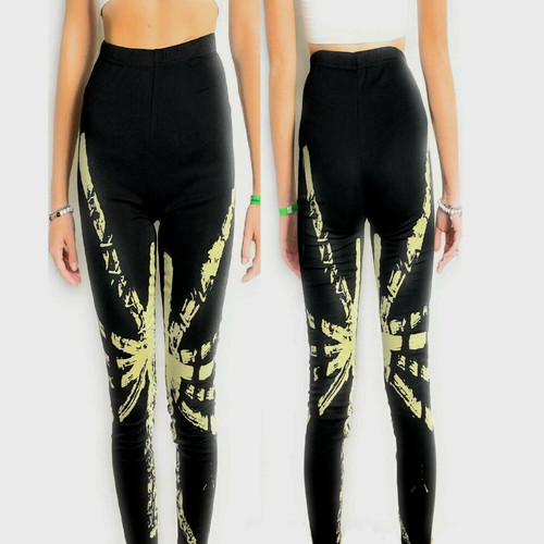 Leggings donna nero - leggings, da