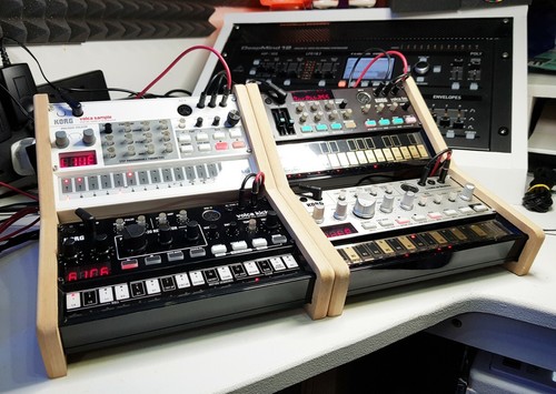 Supporto mdf dual korg - mdf, volca